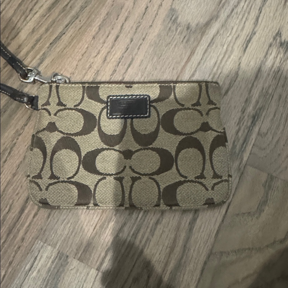 Brown Monogram Wristlet